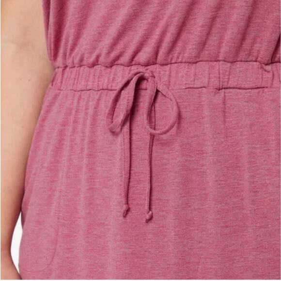 NWOT 32 Degrees Women's Short Sleeve Drawstring Waist Dress XL - Picture 2 of 6
